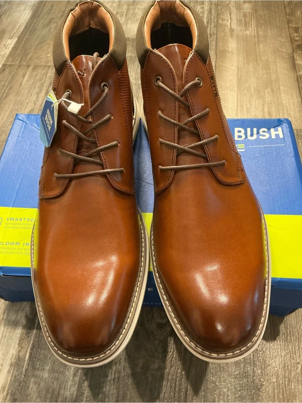 Nunn Bush Men's Chestnut Brown Chukka Boot Size 14
